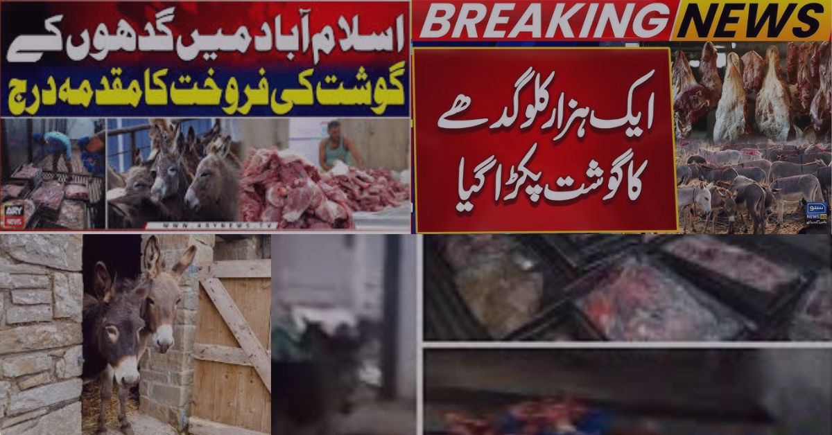 Donkey Meat Scandal in Islamabad: A Major Threat to Public Health: